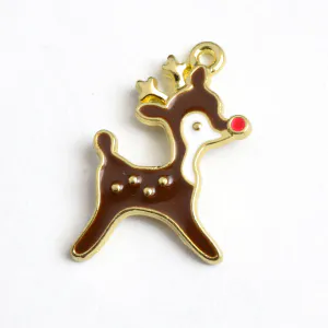 Hovedbilde 5 pk "Reindeer" Charms 