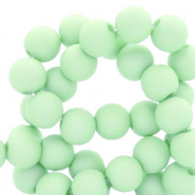 Hovedbilde Acryl perler 4mm Green Ash