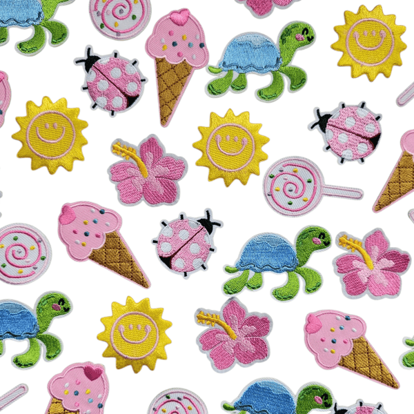 "Pink Swirl Lollipop" Patch