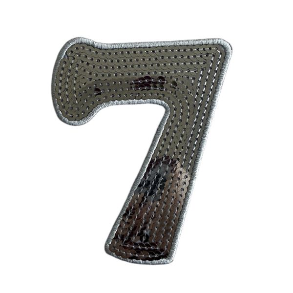 Paljett Tall  7 - S&oslash;lv