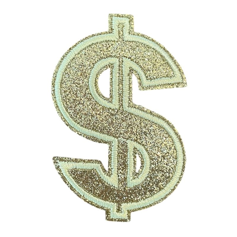 Glitter Dollar - Gull