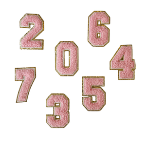 Hovedbilde Chenille Tall Patches - Rosa