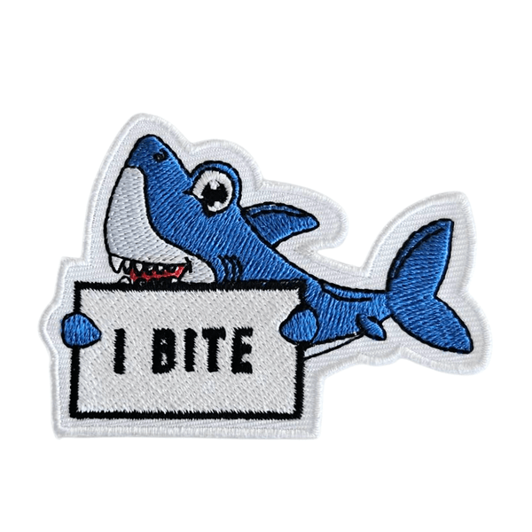 "I BITE "  patch