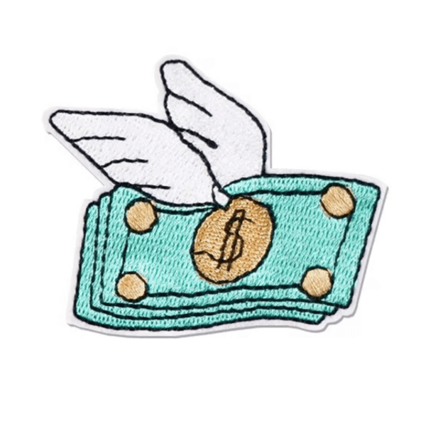 "Flying Dollars" Turkis patch