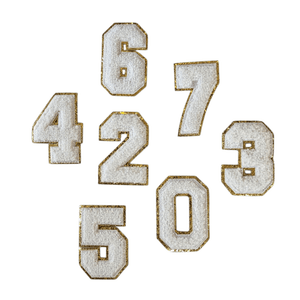 Hovedbilde Chenille Tall Patches - Hvit