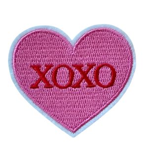 Hovedbilde Lovehearts "XOXO" strykemerke